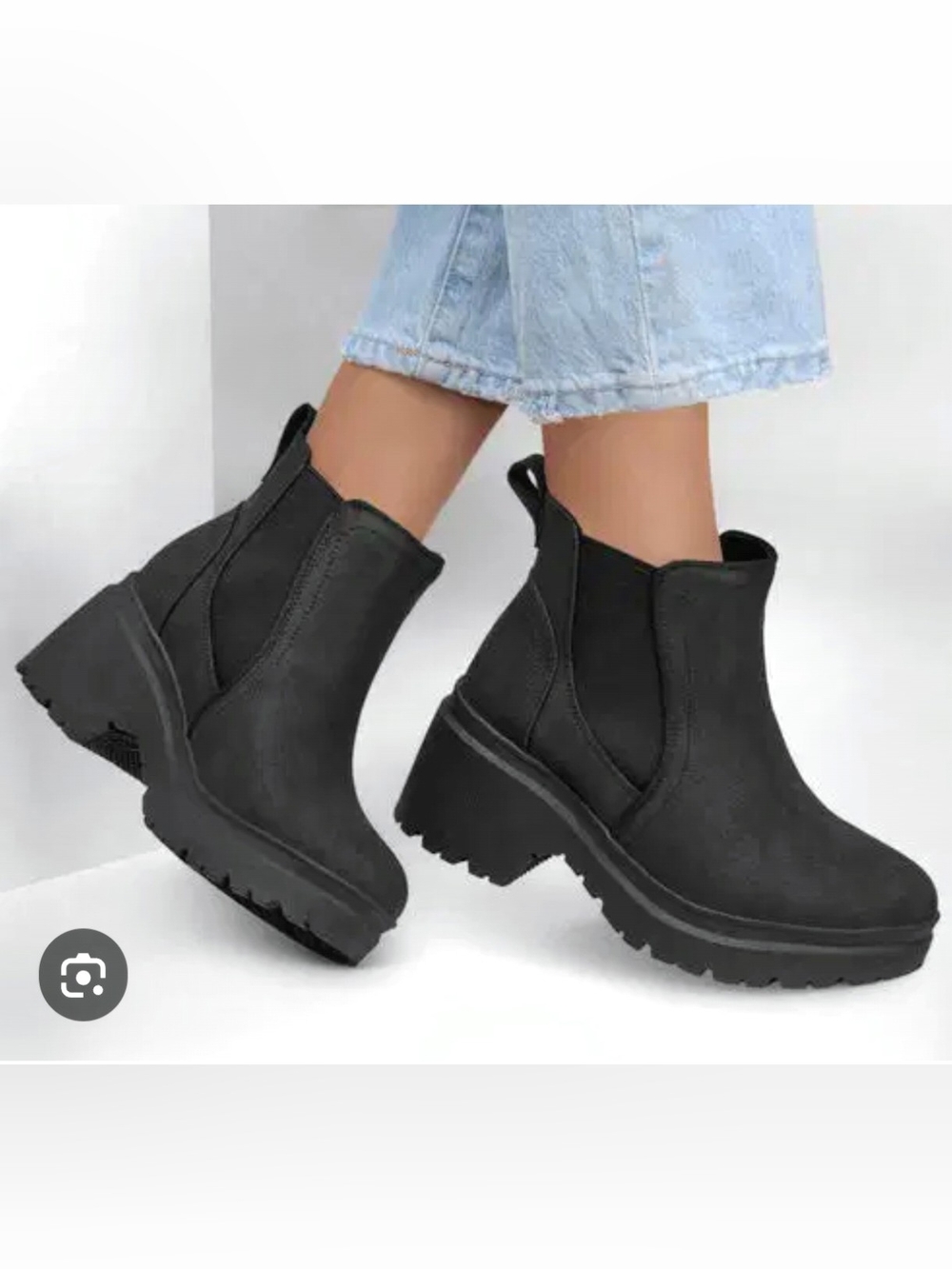 Bobs Skechers || Tango Platform Boots || Size 7.5 || Fall Boots